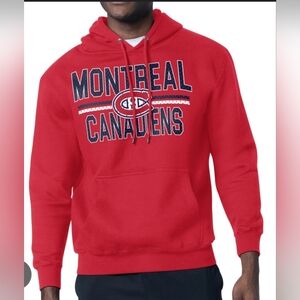 (M)NEW NHL Montreal Canadiens Red Hoodie Official❤️💙